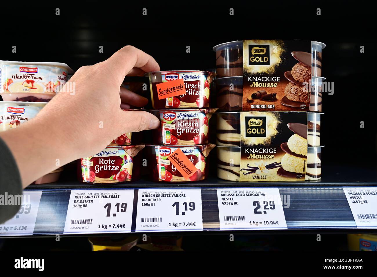 Aufkleber für Sonderpreise Stockfoto