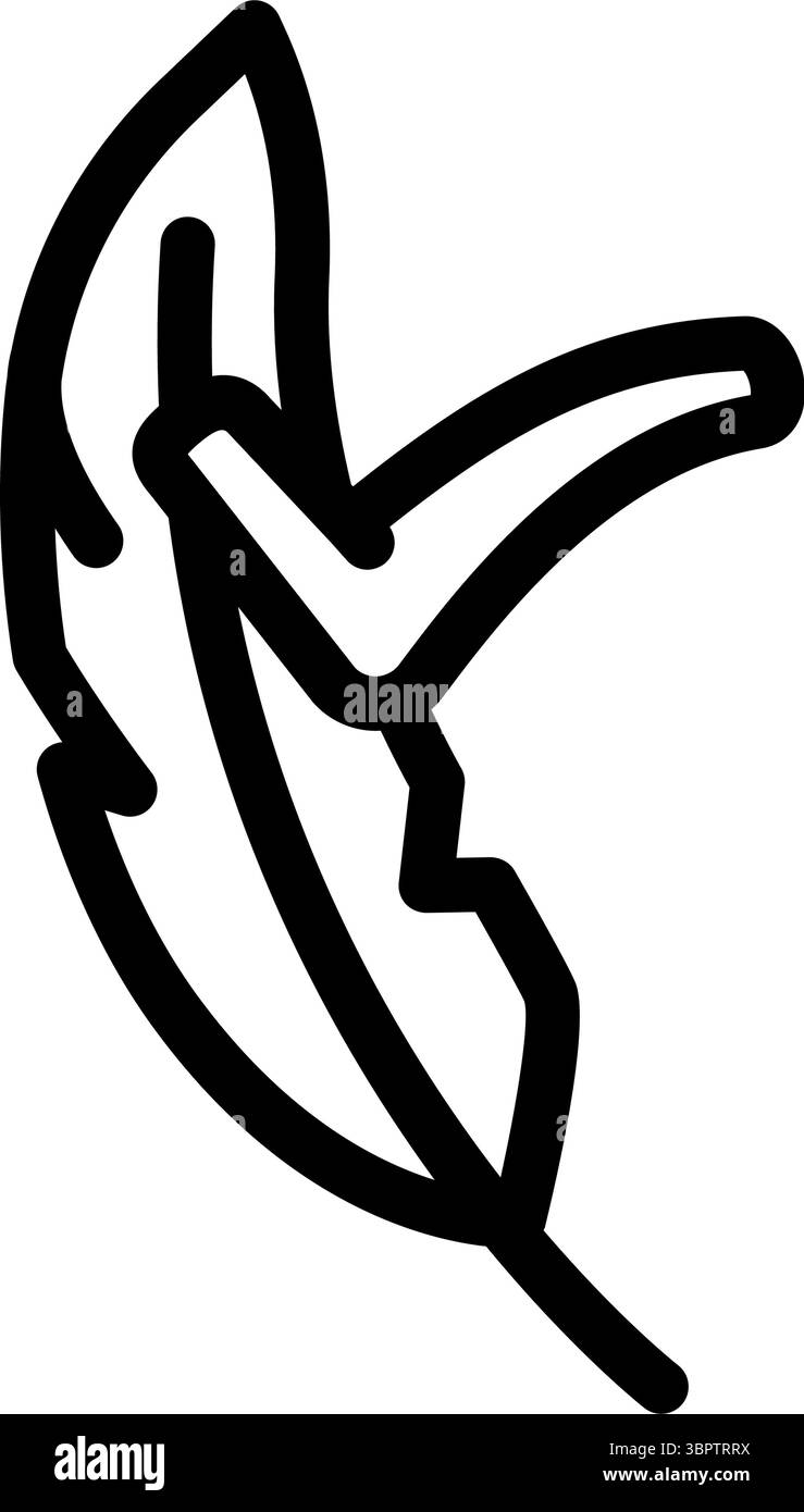 Illustration des Symbols für hypoallergene Linien Stock Vektor