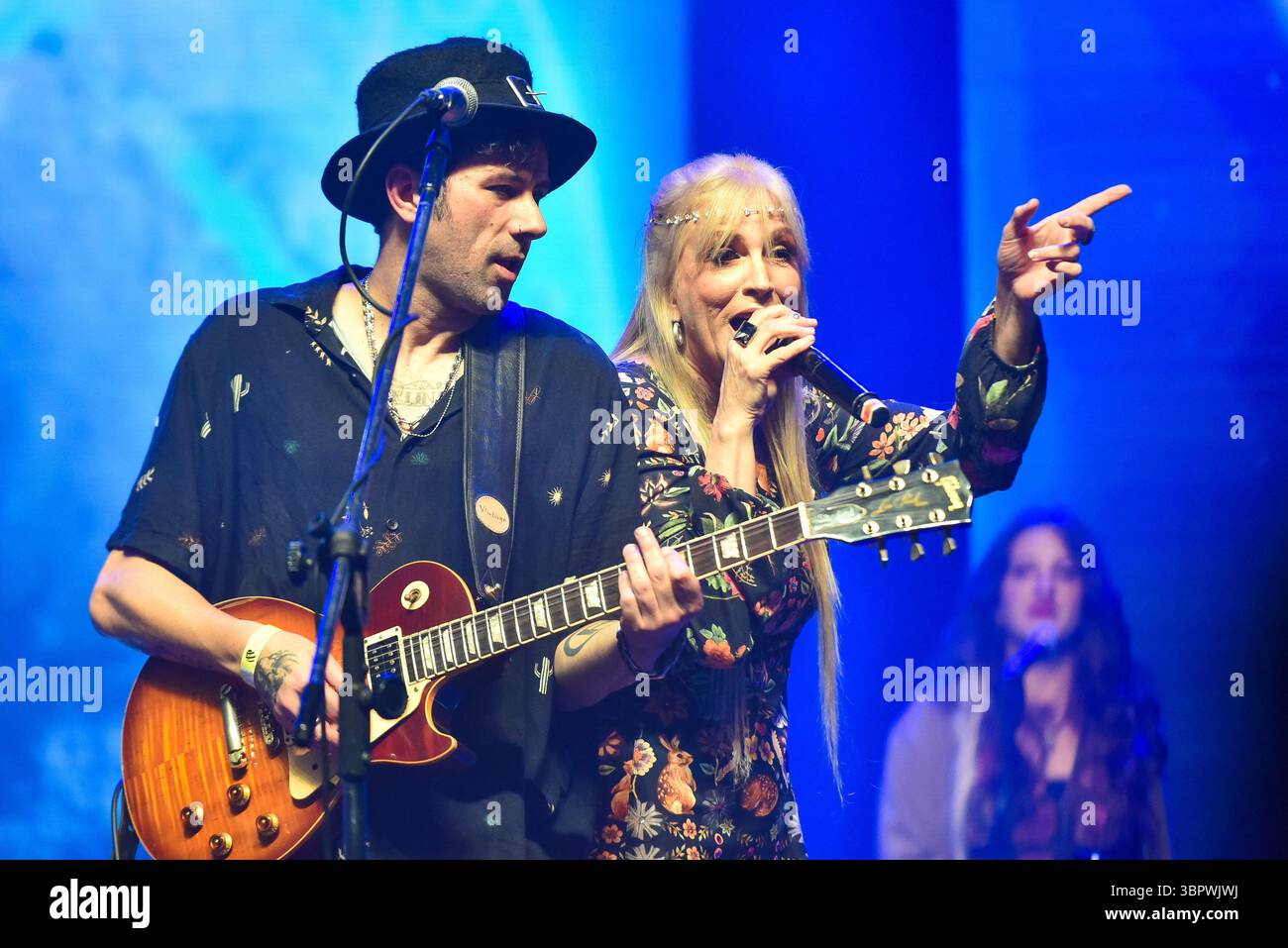 Sao Paulo, Brasilien. Juli 2025. SP - SAO PAULO - 07/09/2025 - IN SAO PAULO FEIERT TUTTI FRUTTI 50 JAHRE RITA LEES VERBOTENE FRUCHT Sol Ribeiro während eines Auftritts der Band Tutti Frutti. Die Show feiert 50 Jahre seit der Veröffentlichung von Rita Lees Album Fruto Proibido mit besonderen Gästen in der Tokio Marine Hall in Sao Paulo. (Foto: Jota Erre/AGIF/SIPA USA) Credit: SIPA USA/Alamy Live News Stockfoto