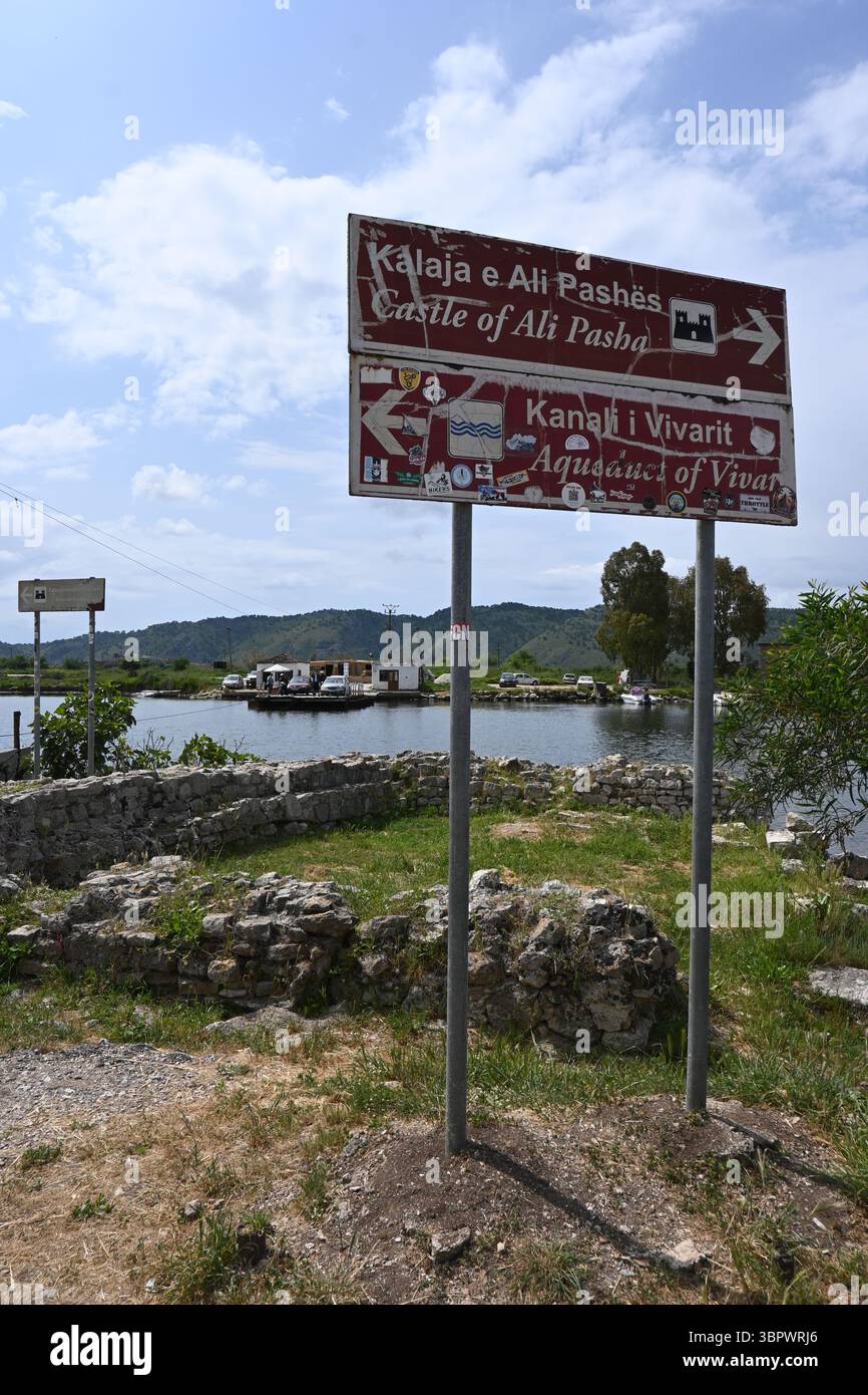 Albanien  Vlorë County Butrint Nationalpark 01 (Teil 1) Stockfoto