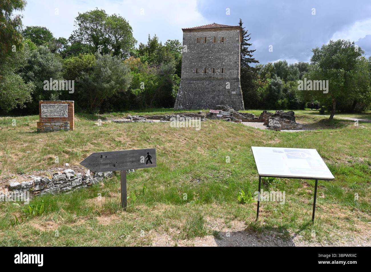 Albanien  Vlorë County Butrint Nationalpark 01 (Teil 1) Stockfoto
