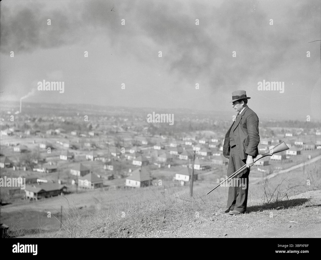 Arthur Rothstein - Wachmann in der Firmenstadt Jefferson County, Alabama, USA Stockfoto