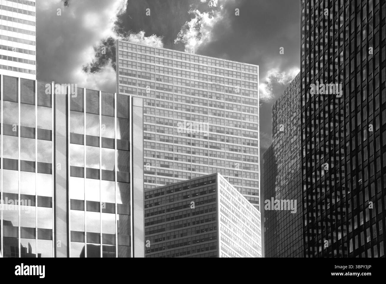 Wolkenkratzer in Manhattan, New York City, USA Stockfoto