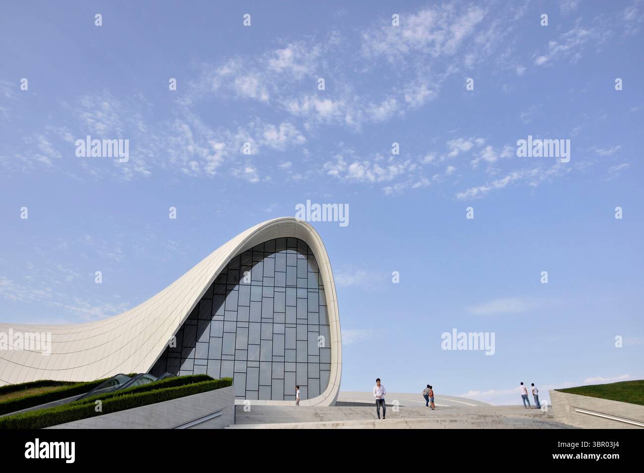 Aserbaidschan. Baku. Das Heydar Aliyev Cultural Center Stockfoto