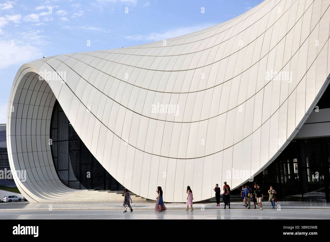 Aserbaidschan. Baku. Das Heydar Aliyev Cultural Center Stockfoto