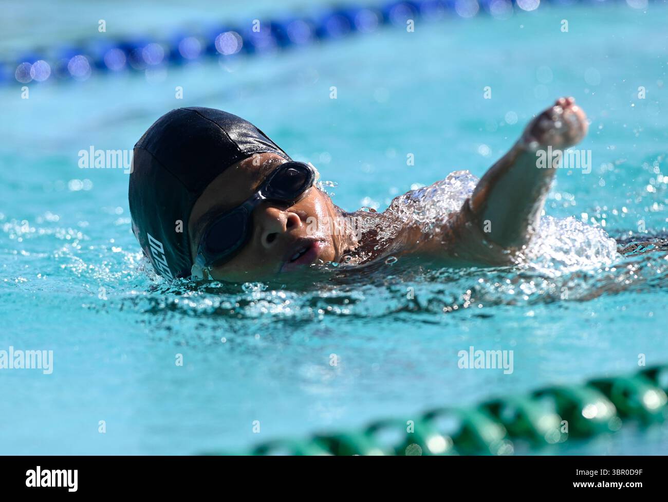 Rio de Janeiro-Brazill 5. Juli 2025, Training mit paralympischen Schwimmsportlern im Cefan-Pool Stockfoto
