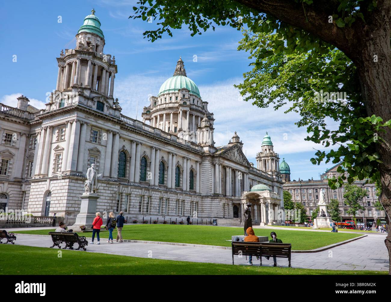 Rathaus, Belfast, County Antrim, Nordirland Stockfoto