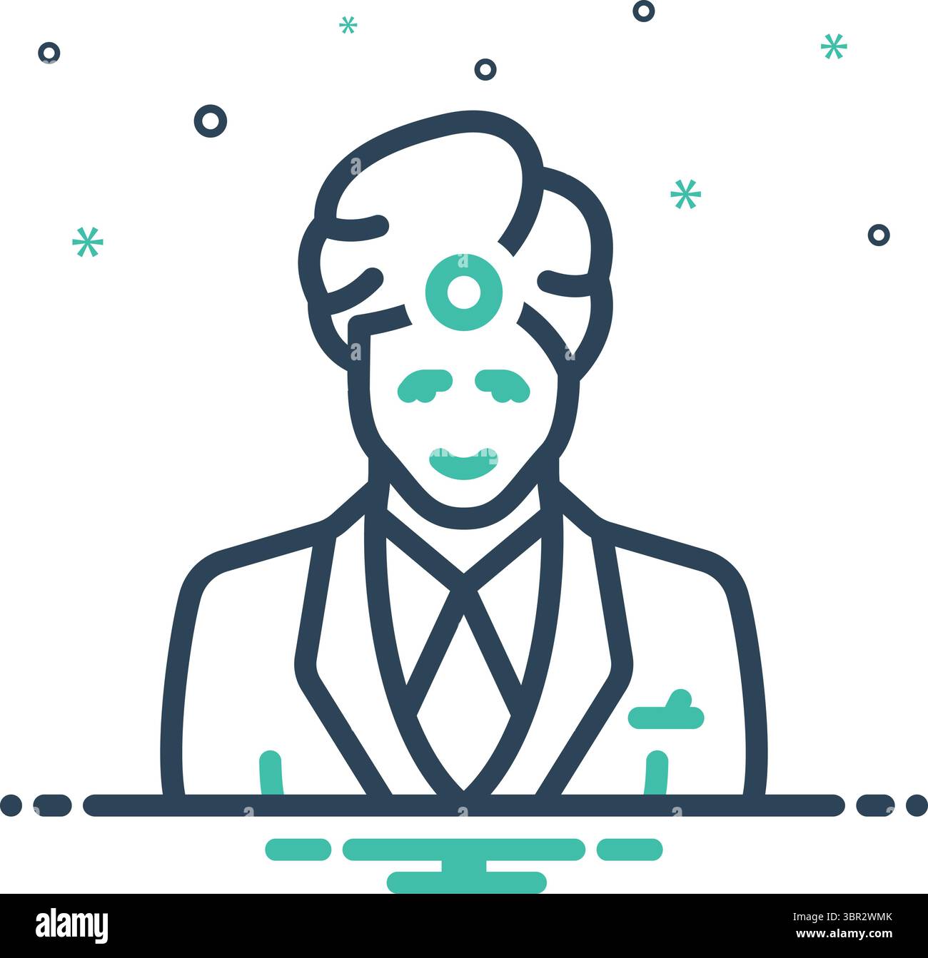 Symbol für Bräutigam, Bräutigam Stock Vektor