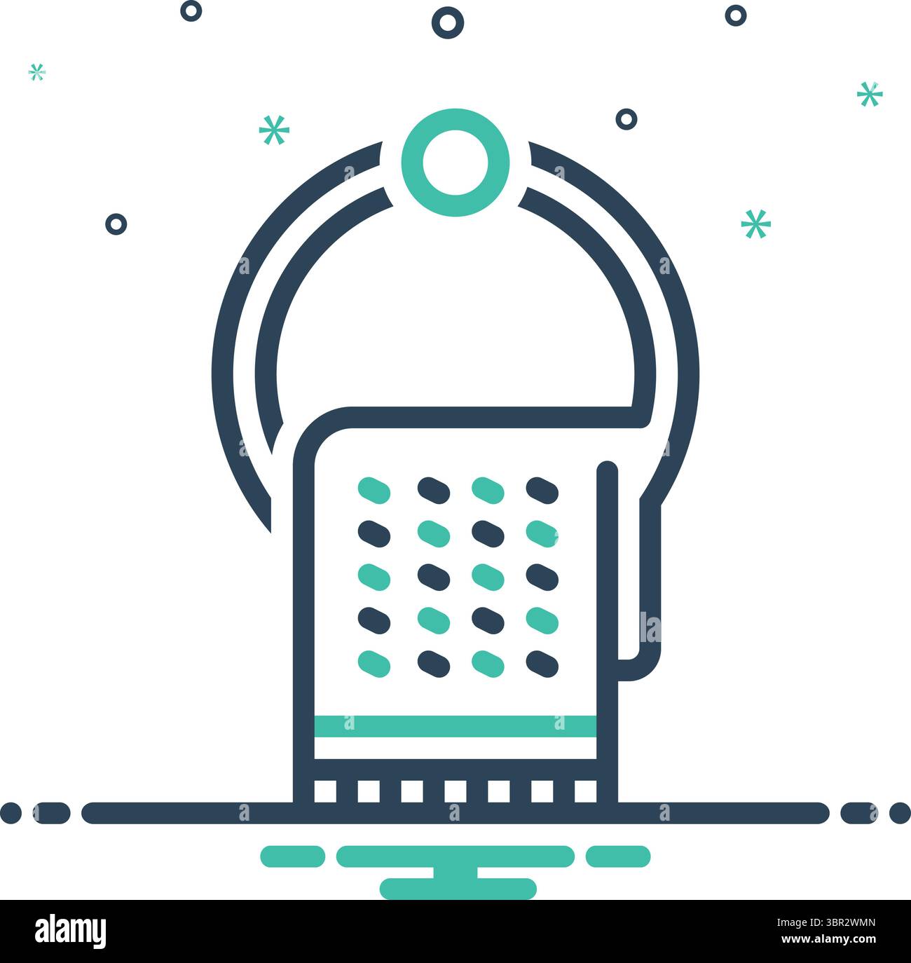 Symbol für Handtuch, Aufhänger Stock Vektor