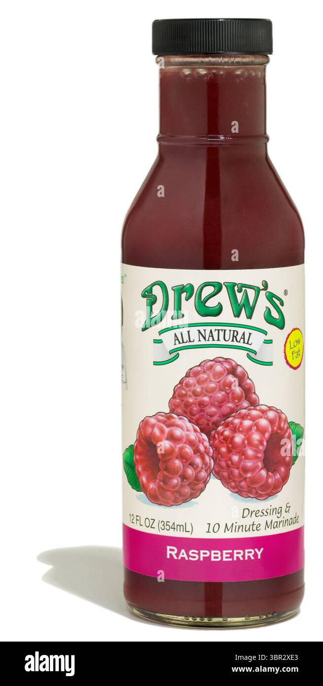 Dressing auf weißem Hintergrund Stockfoto