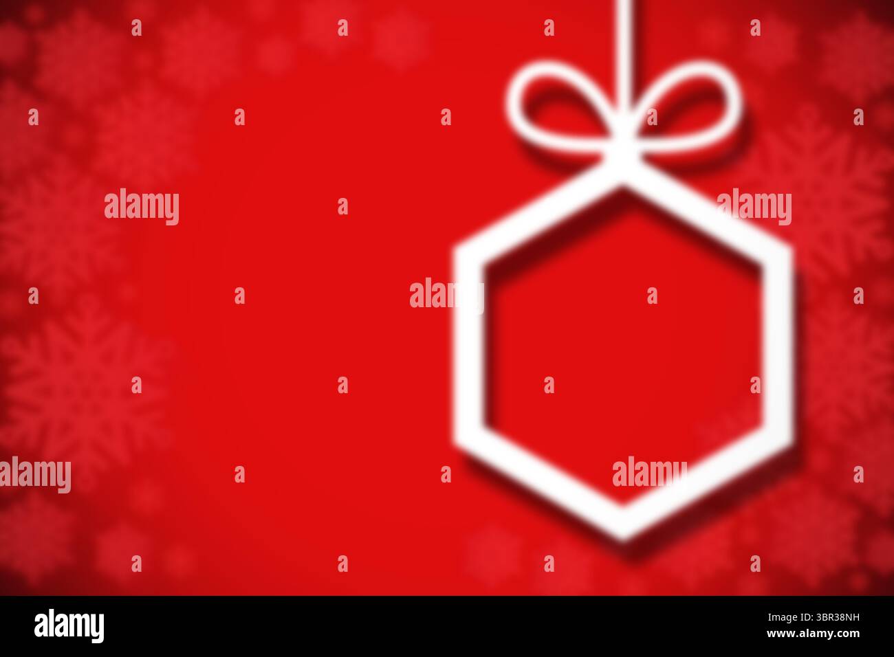 Verschwommener weihnachtshintergrund Stockfoto