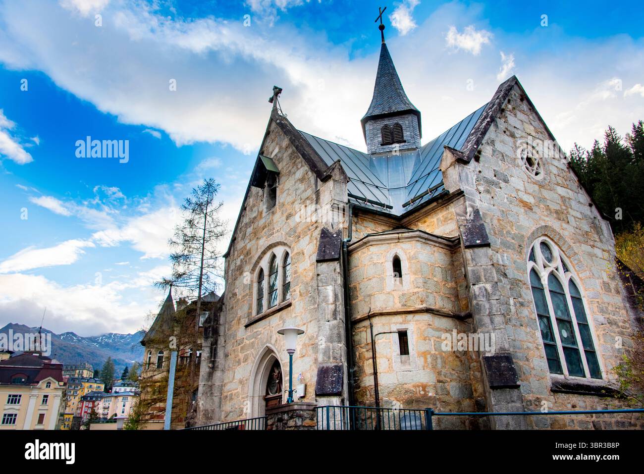 Christophoruskirche in Bad Gastein - Österreich Stockfoto