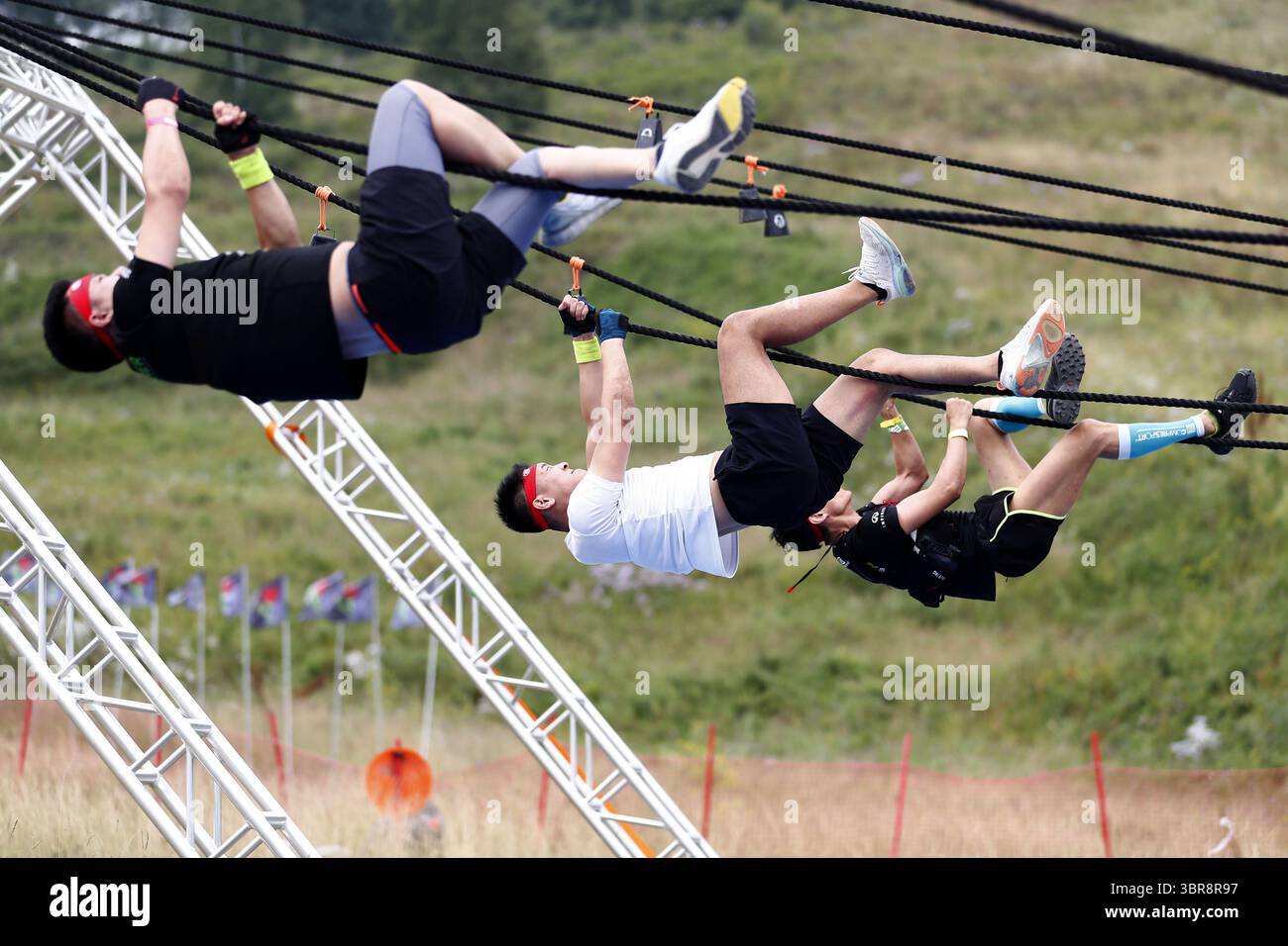 23. August 2020, Chongli, Hebei, China: Das Spartan-Rennen 2020 fand am 23. August 2020 in Chongli, Hebei, China statt. (Kreditbild: © TPG via ZUMA Press) Stockfoto 23. August 2020, Chongli, Hebei, China: Das Spartan-Rennen 2020 fand am 23. August 2020 in Chongli, Hebei, China statt. (Kreditbild: © TPG via ZUMA Press) Stockfoto