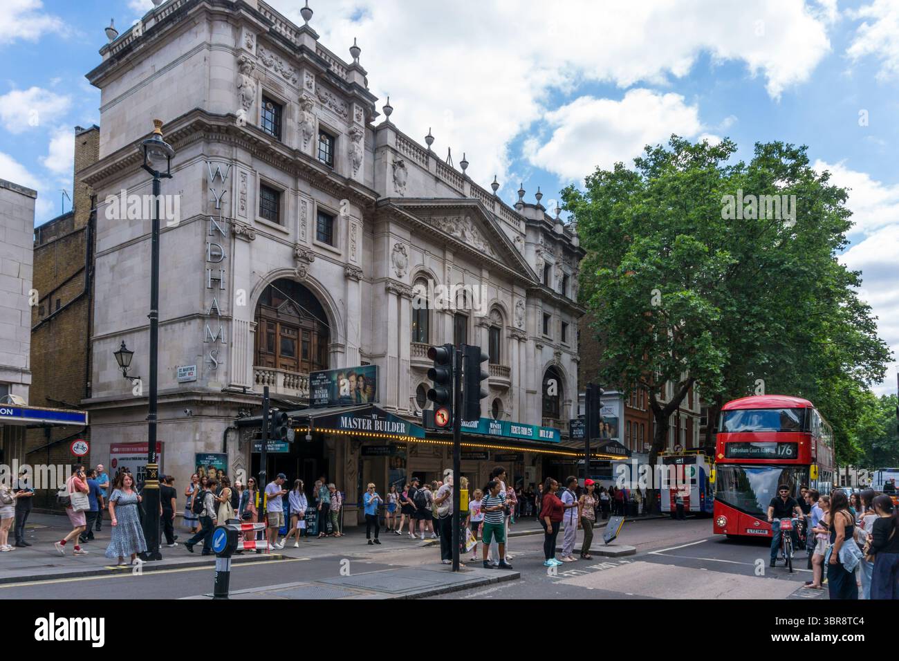 Wyndham's Theatre in Charing Cross Road, London. Stockfoto
