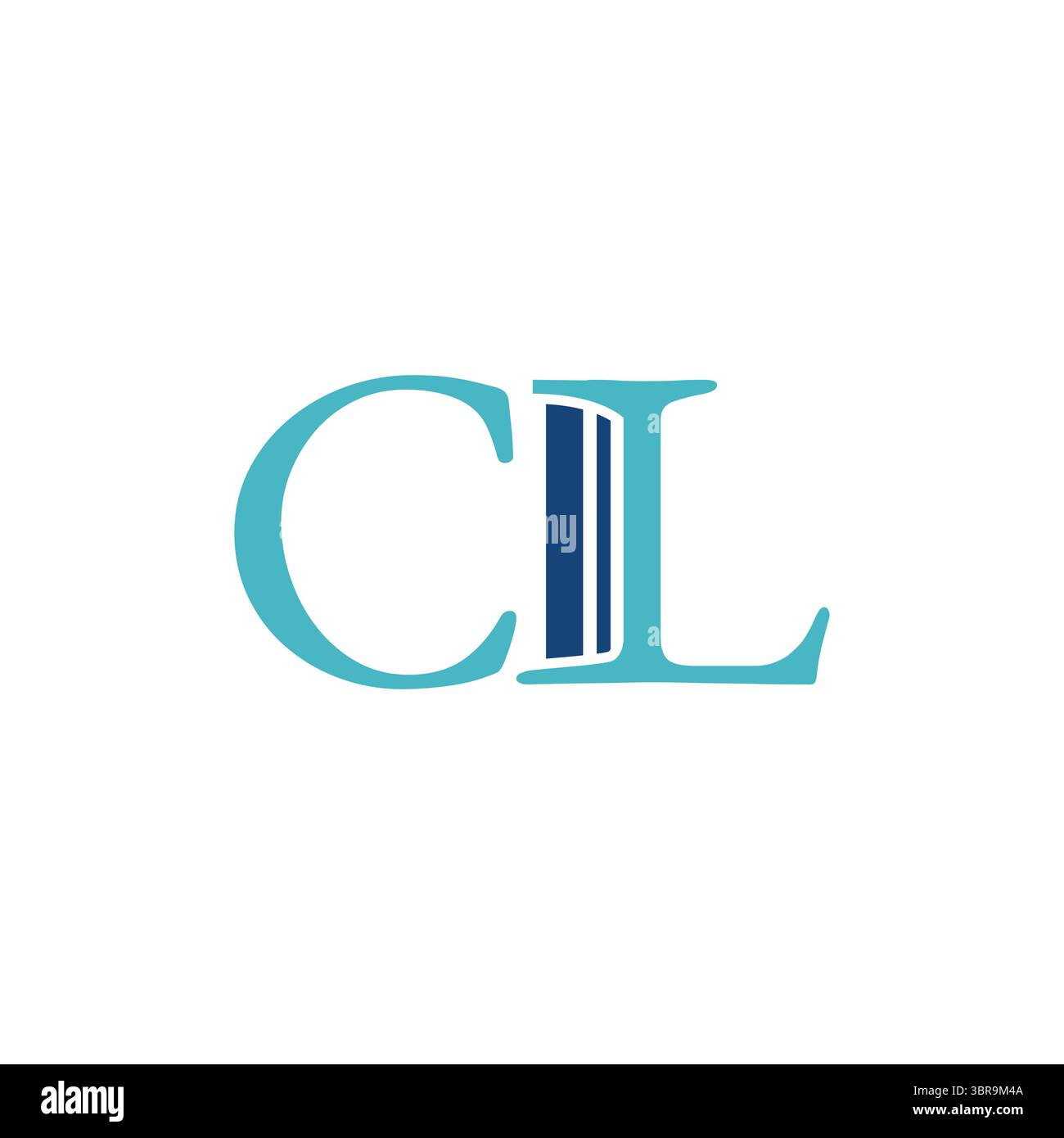 Legal Säule Logo Anfangsbuchstabe cl Design Vektor. Letter CL Law Logo Konzept mit Säulensymbol. Stock Vektor