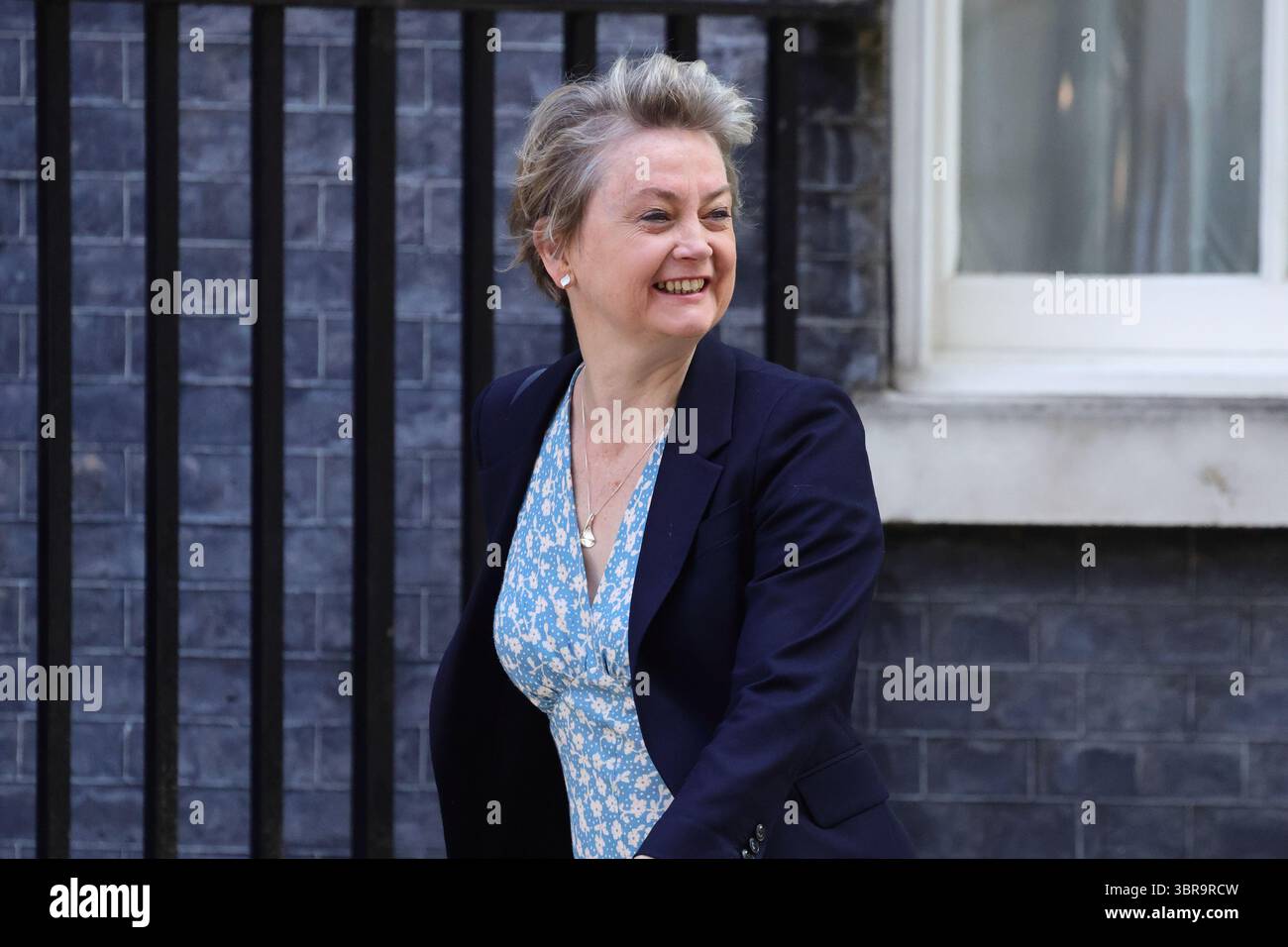 London, Vereinigtes Königreich. 8. Juli 2025. Yvette Cooper, Abgeordnete des Innenministeriums, kommt zur Kabinettssitzung. Stockfoto