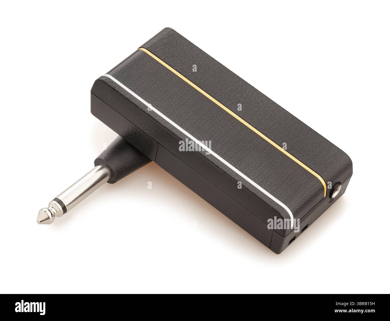 Amplug-Pfad auf weiß isoliert Stockfoto