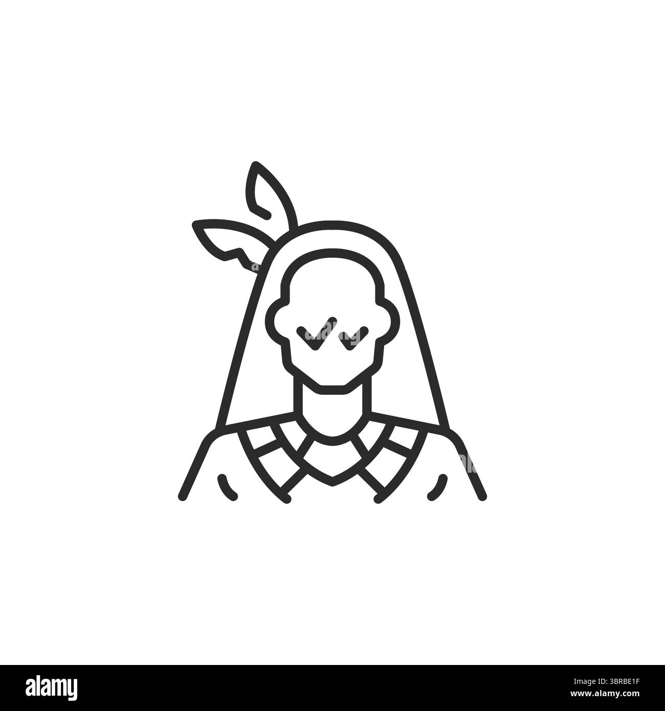 Symbol Für Stammesperson Stock Vektor