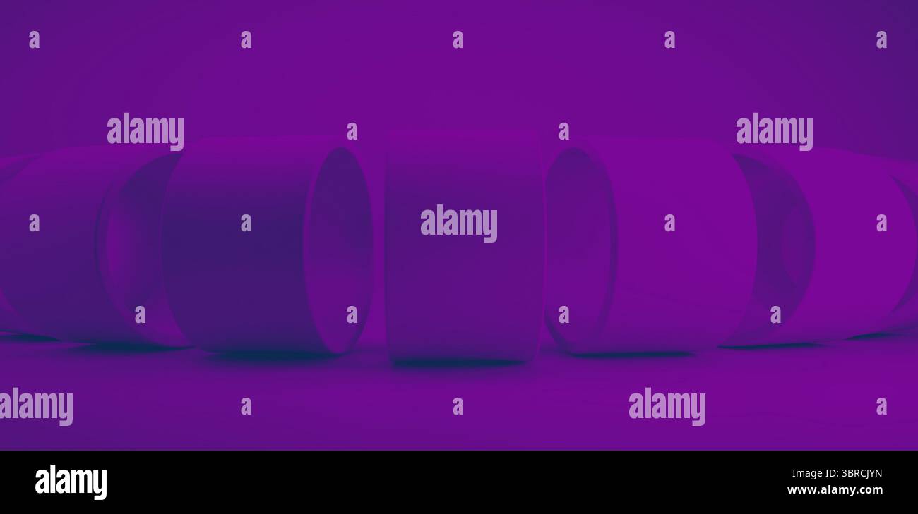 Nahaufnahme abstrakter geometrischer Formen Stockfoto