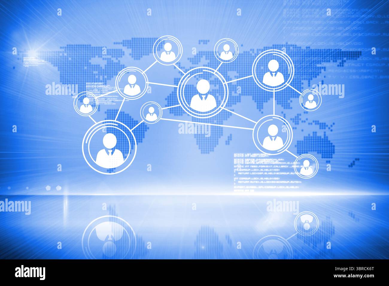 Futuristische Technologie Schnittstelle Stockfoto
