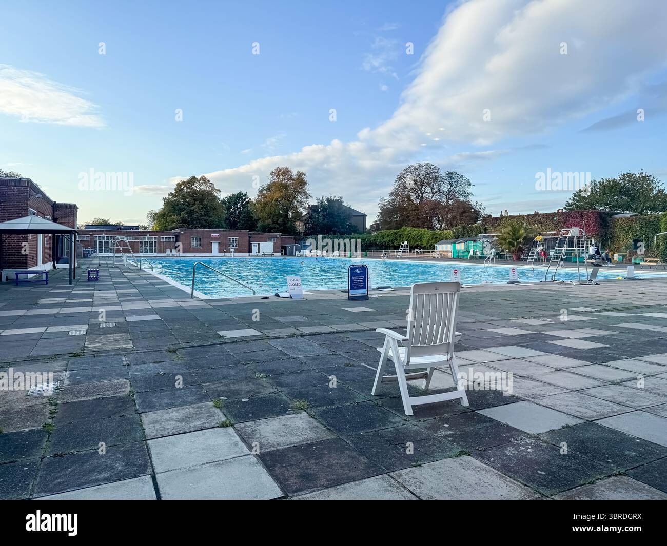 Brockwell Park, London - Smartphone-aufgenommenes Stockfoto