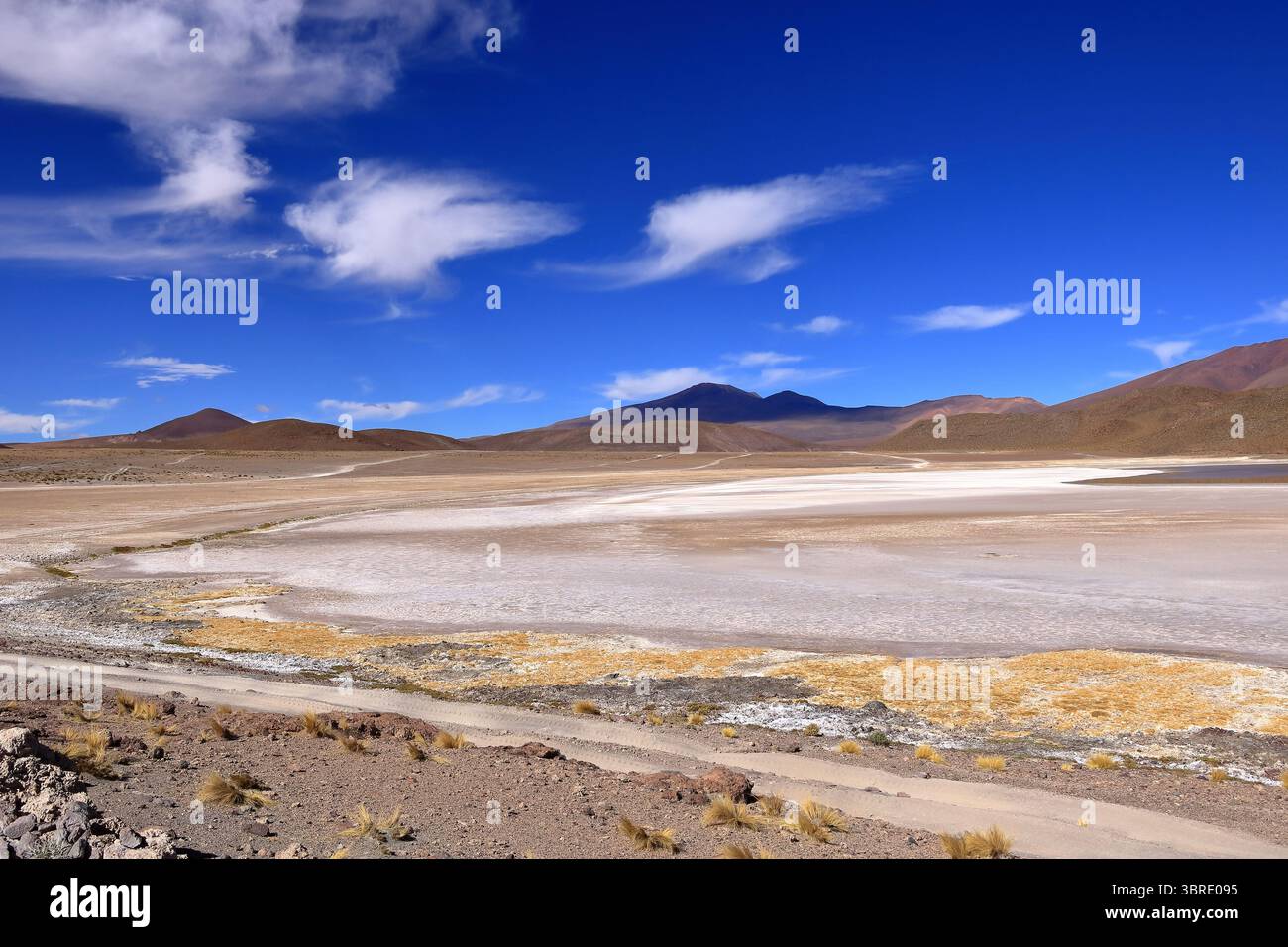 Blick auf Laguna Chiar Kkota Khota in Bolivien Stockfoto