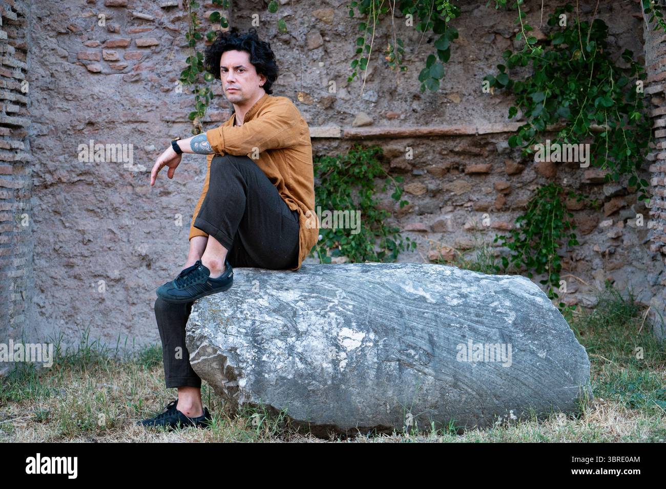 Der chilenische Schriftsteller Benjamin Labatut nimmt an der 24. Ausgabe des Letterature Festival Internazionale di Roma Teil. Roma (Italien), 11. Juli 2025 Stockfoto