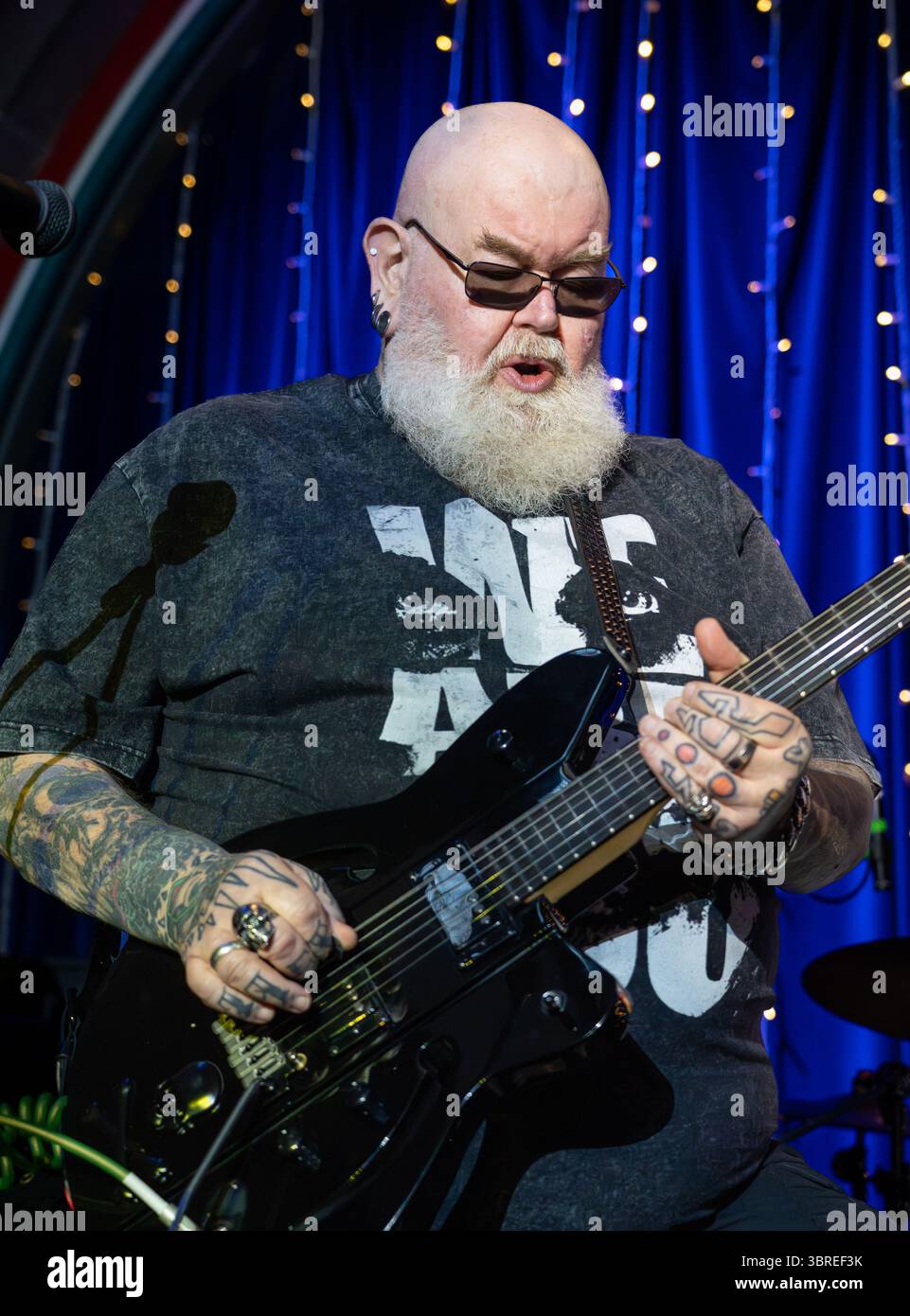 Glasgow, Schottland, Großbritannien. Juli 2025. Auf Wiedersehen Herr Mackenzie, der im Rahmen von Oran Mors 21-jährigem Live-Musikfest eine besondere Aufführung aufführt. Richard Gass/Alamy Live News Stockfoto