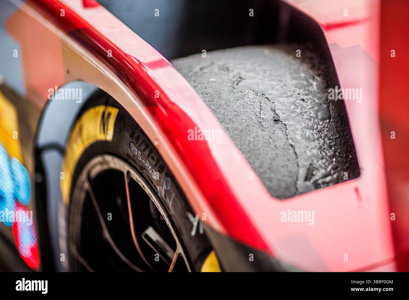 michelin, Reifen, pneu, während der Rolex 6 Hours of Sao Paulo 2025, 5. Runde der FIA Langstrecken-Weltmeisterschaft 2025, vom 11. Bis 13. Juli 2025 auf dem Interlagos Circuit in Sao Paulo, Brasilien Stockfoto