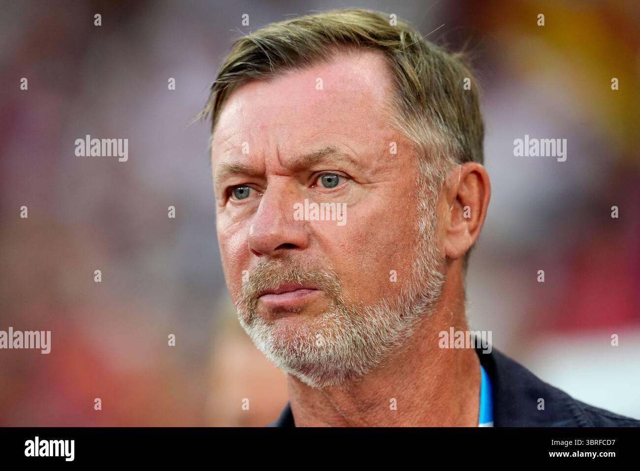 Schweden-Cheftrainer Peter Gerhardsson vor dem Gruppenspiel der UEFA Women's Euro 2025 im Stadion Letzigrund in Zürich. Bilddatum: Samstag, 12. Juli 2025. Stockfoto