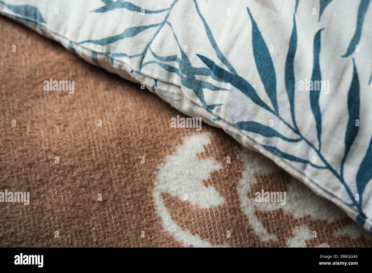 Weiche Texturen verschmelzen wunderbar und schaffen eine ruhige Atmosphäre. Stockfoto