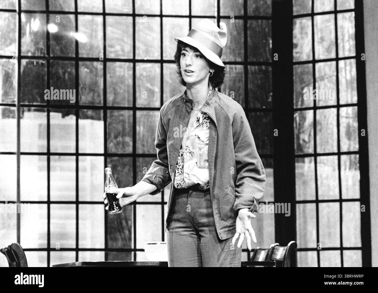 Maureen Lipman (Jennie Malone) in KAPITEL ZWEI von Neil Simon am Lyric Theatre Hammersmith, London W6 24/08/1981 Design: Grant Hicks Beleuchtung: Mark Dawson Regie: Peter James Stockfoto