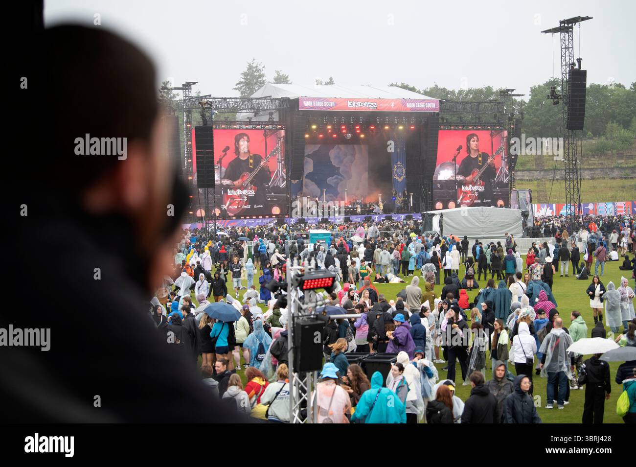 Die letzte Dinner Party live beim Lollapalooza Berlin 2025 präsentiert von Telekom im Olympiapark und Olympiastadion. Berlin, 12.07.2025 Stockfoto
