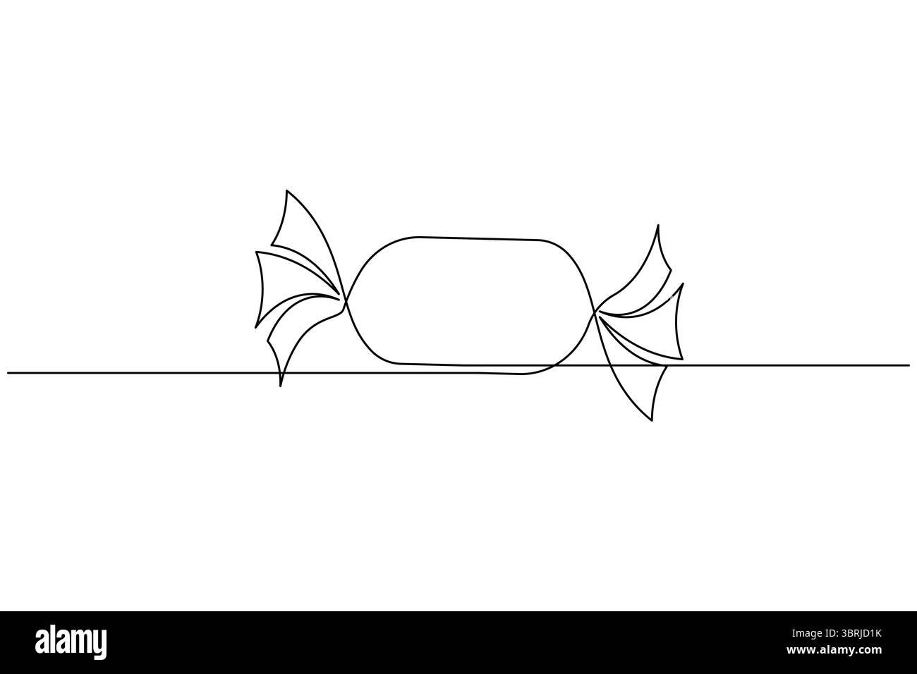 Durchgehende einzeilige Gitarrenzeichnung Vektor einfache Umrisse Musikinstrument minimalistischer Stil Stock Vektor