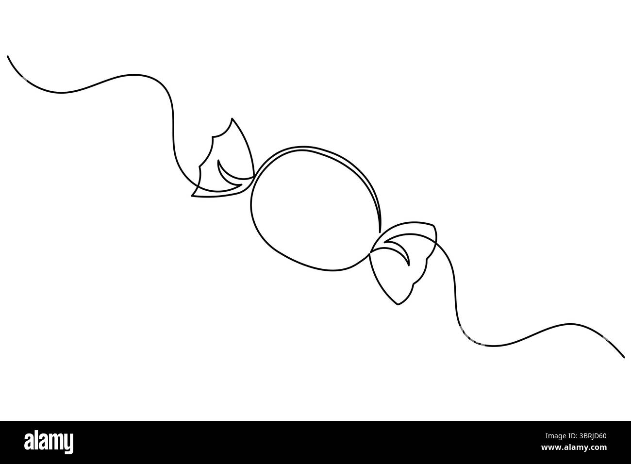 Durchgehende einzeilige Gitarrenzeichnung Vektor einfache Umrisse Musikinstrument minimalistischer Stil Stock Vektor