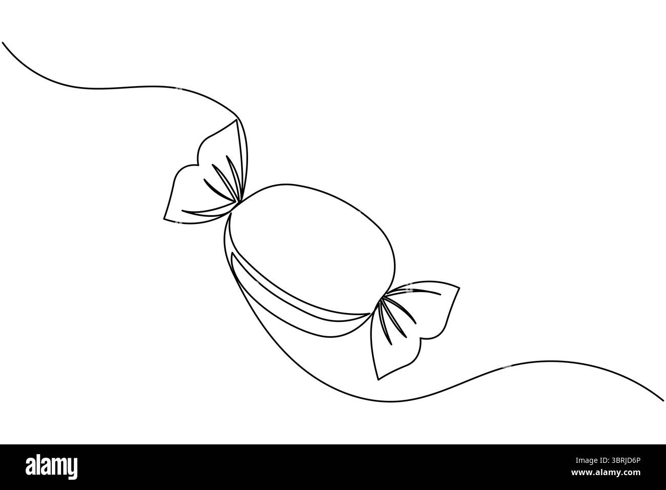 Durchgehende einzeilige Gitarrenzeichnung Vektor einfache Umrisse Musikinstrument minimalistischer Stil Stock Vektor