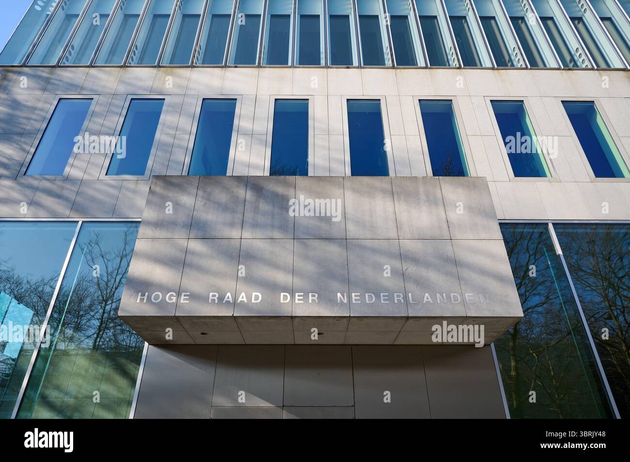 Gebäude des Obersten Gerichtshofs der Niederlande in den Haag Stockfoto