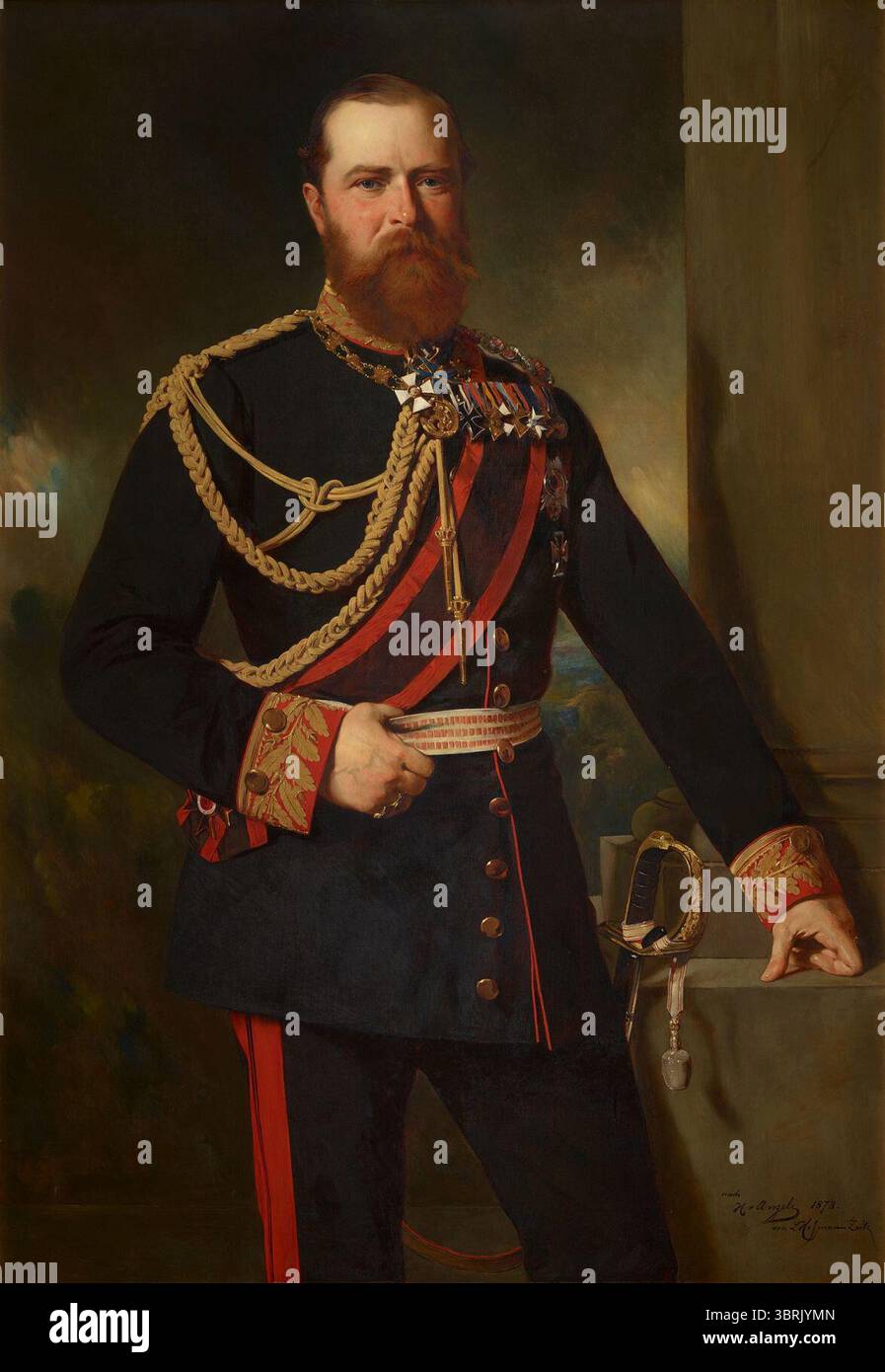 Ludwig Hofmann-Zeitz (1832-95) - Ludwig IV., Großherzog von Hessen (1837-1892) Stockfoto