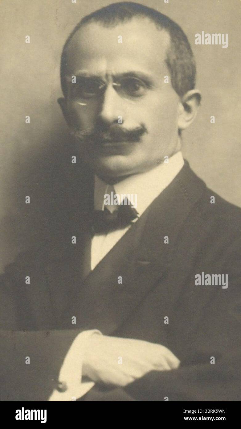 Luigi Einaudi, 1919 - Accademia delle Scienze di Turin 0087 B.. Stockfoto