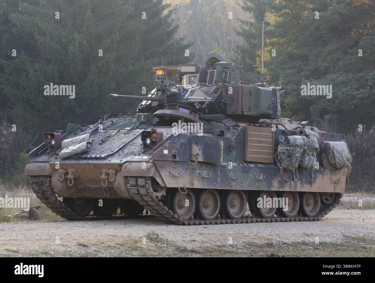 M3 Bradley Hohenfels (zugeschnitten). Stockfoto
