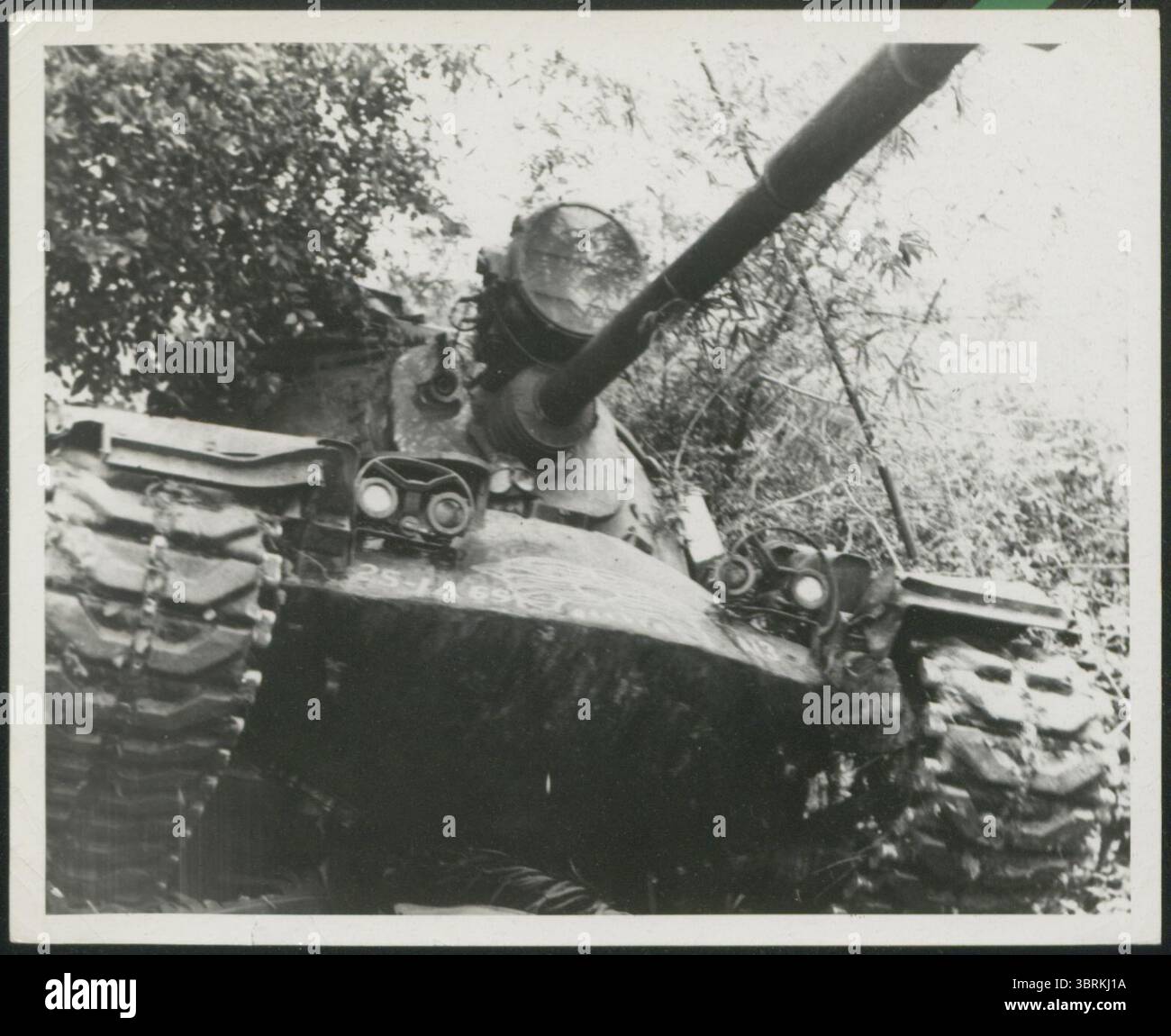 M48 Patton Tank an Lao Valley Vietnam Operation Pershing April 1967 Stockfoto