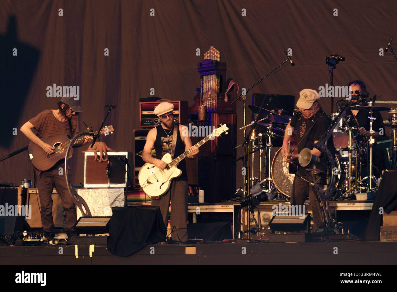 Nicht exklusiv: Van Morrison, Yusuf/Cat Stevens und Neil Young liefern ein legendäres Set im BST Hyde Park BST Hyde Park 2025 - Freitag, den 11. Juli - war ein Ma Stockfoto