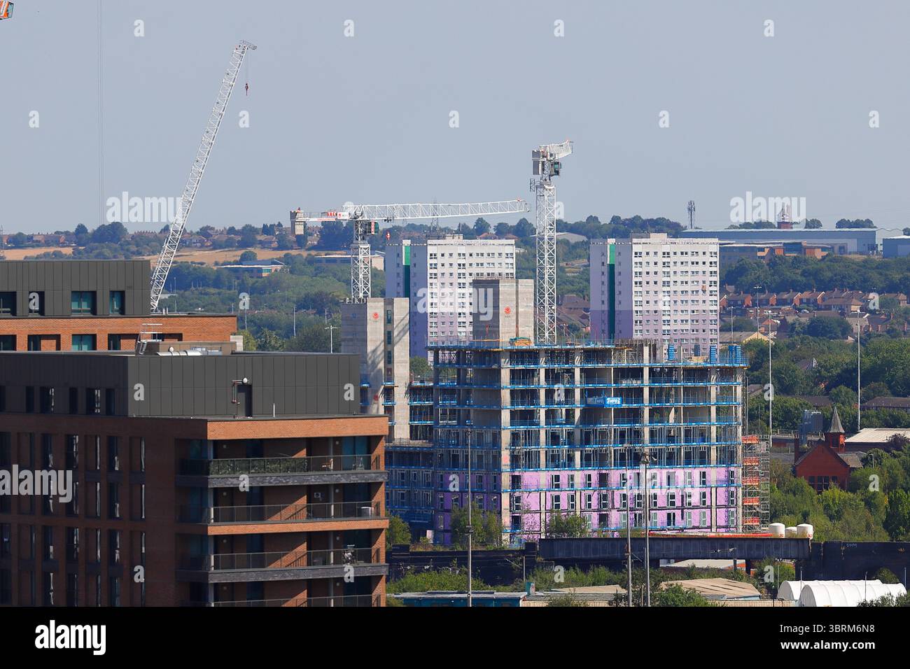 Sweetfields Entwicklungsstandort in Holbeck, Leeds, West Yorkshire, Großbritannien Stockfoto