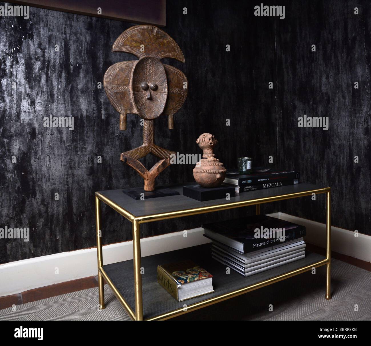 African Tribal Ar: Kota Reliquary Figur Stockfoto