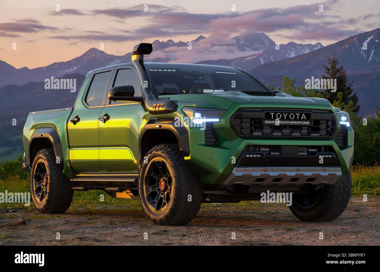 Toyota Tacoma TRD Pro ist ein absolutes Biest eines Geländewagens Stockfoto