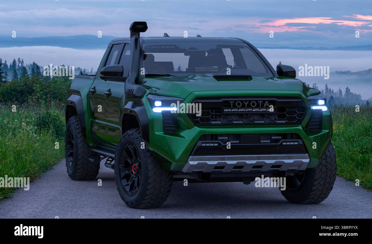 Toyota Tacoma TRD Pro ist ein absolutes Biest eines Geländewagens Stockfoto