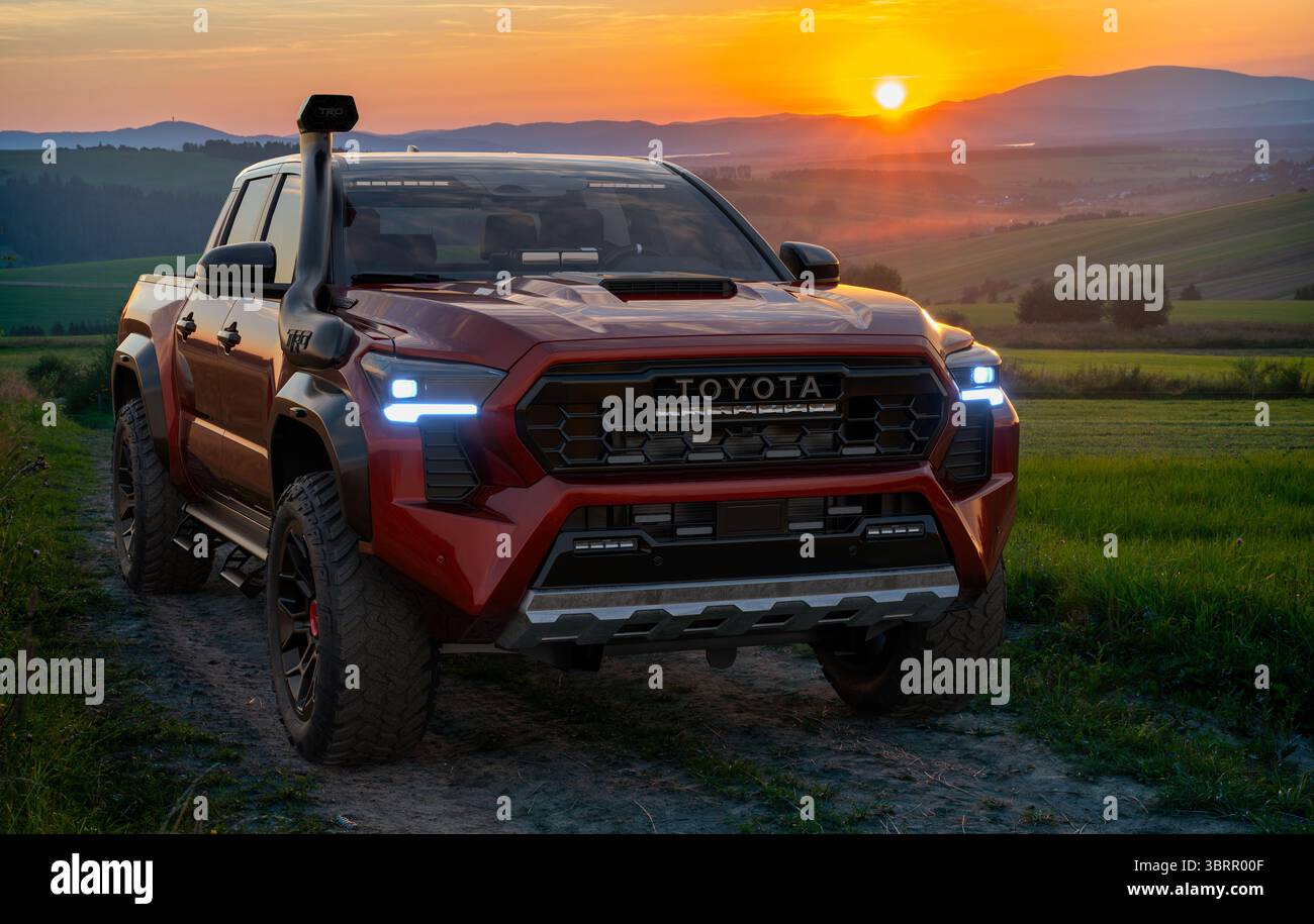 Toyota Tacoma TRD Pro ist ein absolutes Biest eines Geländewagens Stockfoto