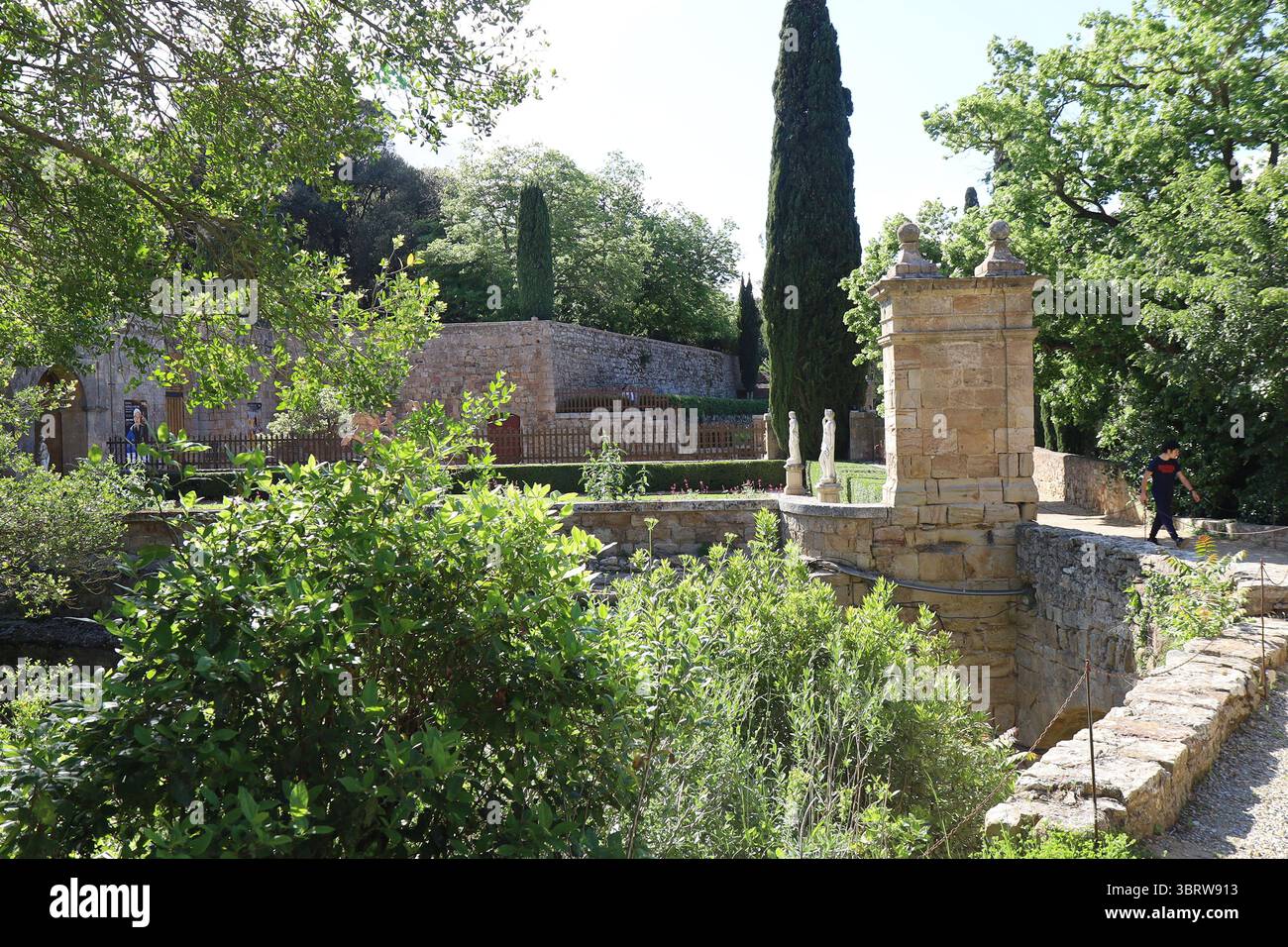 Fontfroide Abbey, Zisterzienserabtei, Stadt Narbonne, Departement Aude, Frankreich Stockfoto