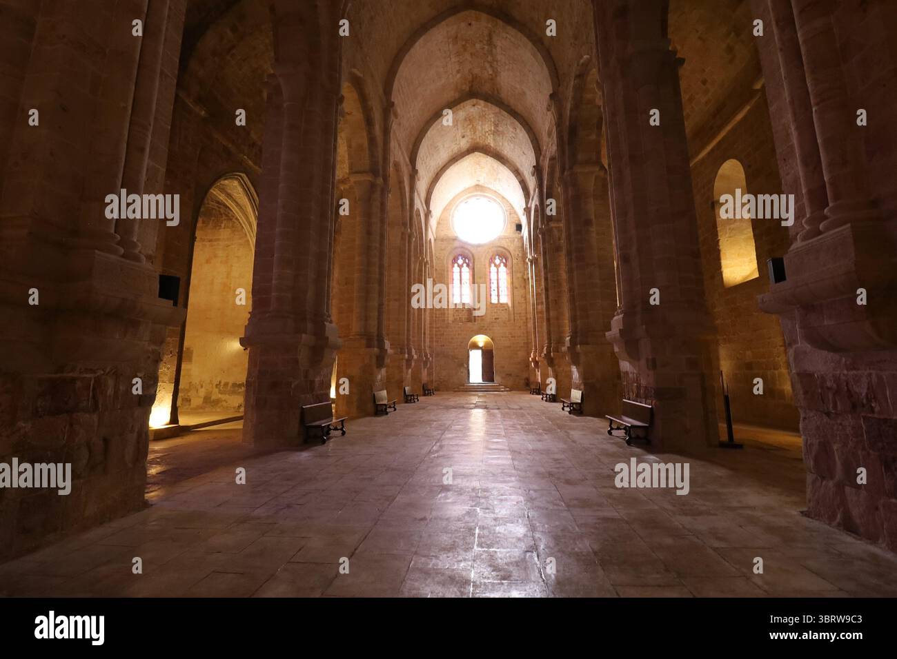Fontfroide Abbey, Zisterzienserabtei, Stadt Narbonne, Departement Aude, Frankreich Stockfoto