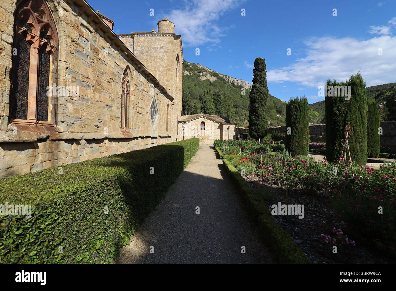 Fontfroide Abbey, Zisterzienserabtei, Stadt Narbonne, Departement Aude, Frankreich Stockfoto